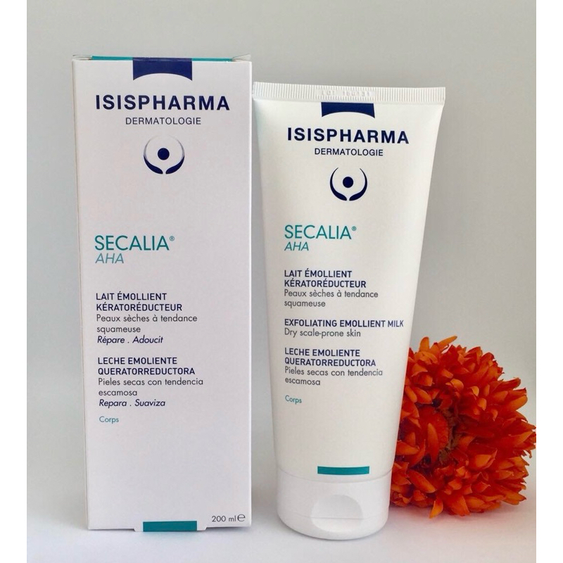 Isis Pharma Secalia AHA ครีมทาตัว รอยดำตามตัว  ขนคุด ผิวอักเสบ รักแร้ดำ ศอกเข่าขาหนีบดำ(200 gm) ราคา ถูกที่สุด ดีลบีเคเค