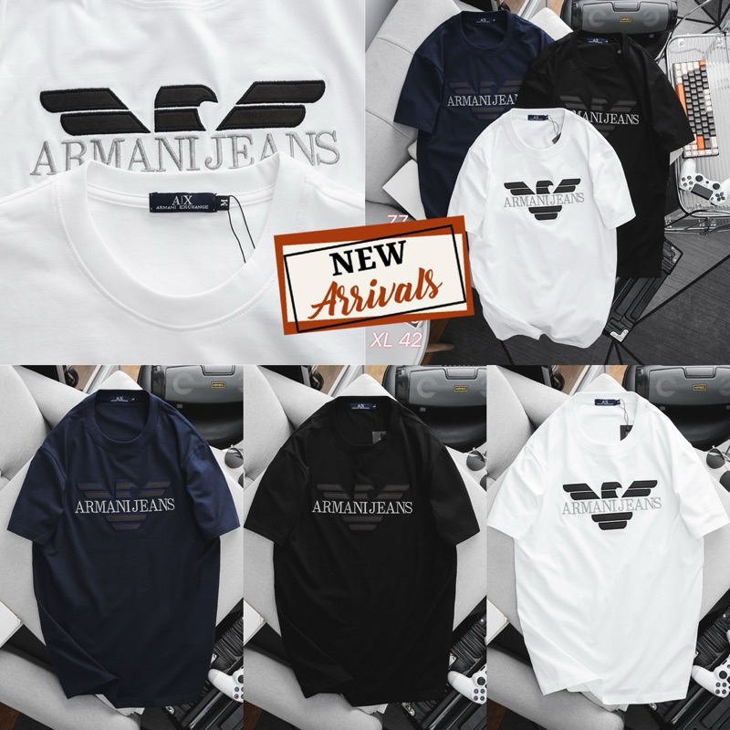 ARMANI T-SHIRT งานดี ลายชัด สีสันสดใส งานป้าย Cotton