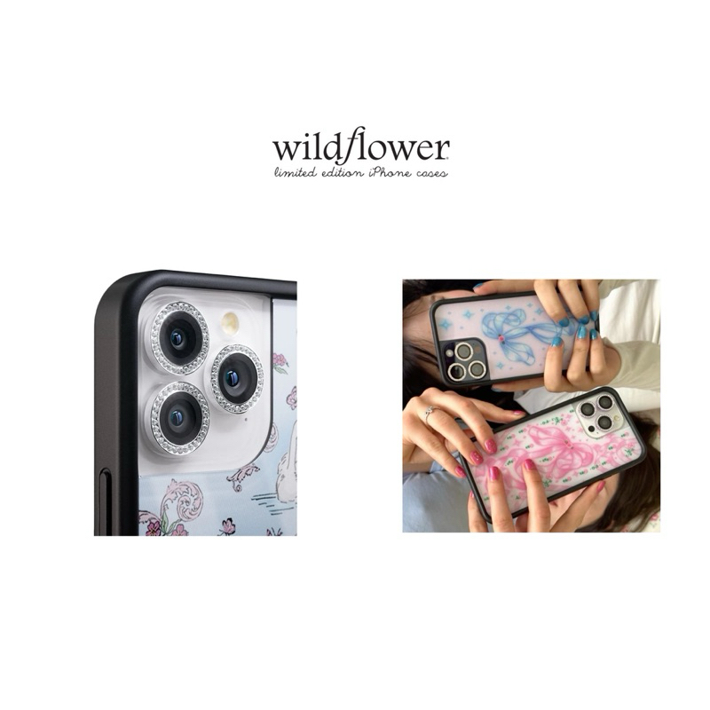 Pre-order | Wildflower Camera Bling & Screen Protectors 🎀🫧