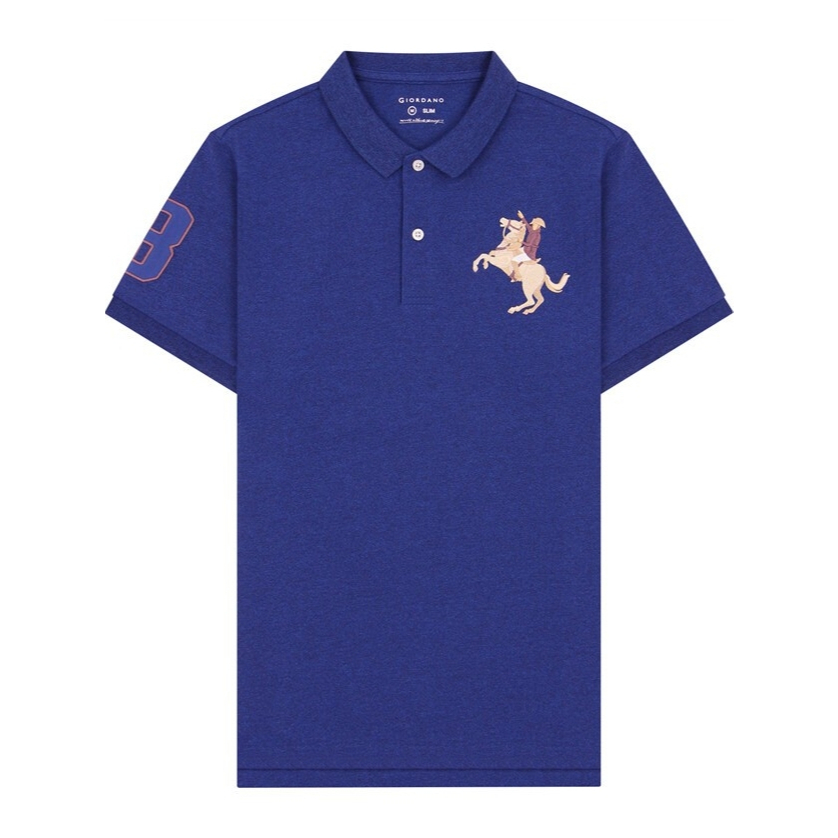 GIORDANO เสื้อโปโลผู้ชาย Men's Tapered Polo 01013210