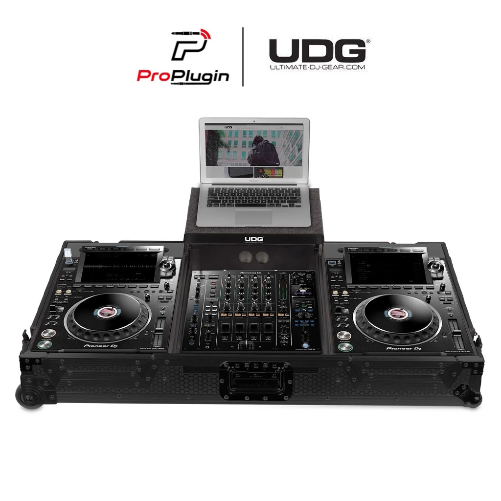 UDG Ultimate Flight Case Set Pioneer CDJ-3000/A9 Blk Plus (L&W) (U91086BL)