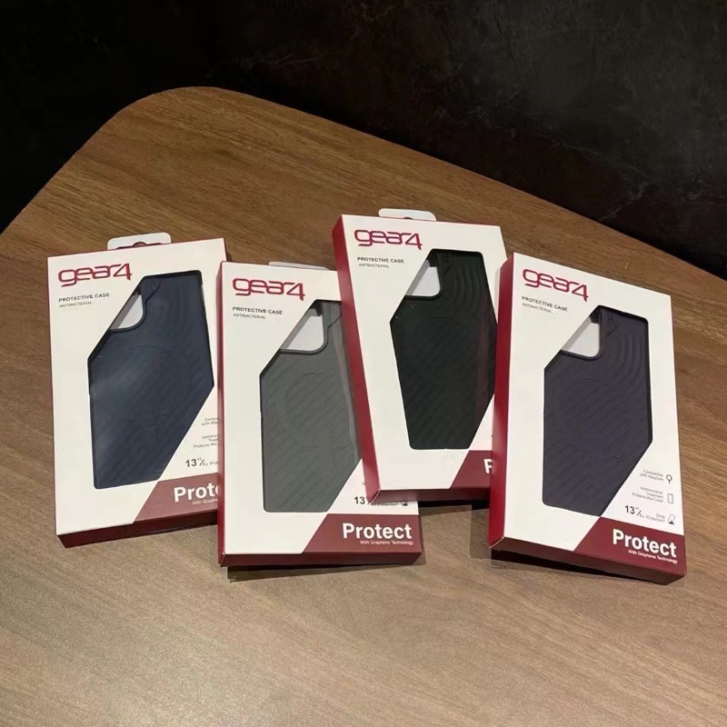เคสGear4TPU Magsafsงานกันกระแทกมีรุ่นlp11,12/12pro,12promax,13,13pro,13promax,14,14pro,14plus,14promax,15-16promax