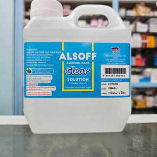 ALSOFF REFILL 1 ลิตร alsoff-s hand sanitizer แอลกอฮอล์น้ำ ล้างมือ แบบน้ำ 2 สูตร