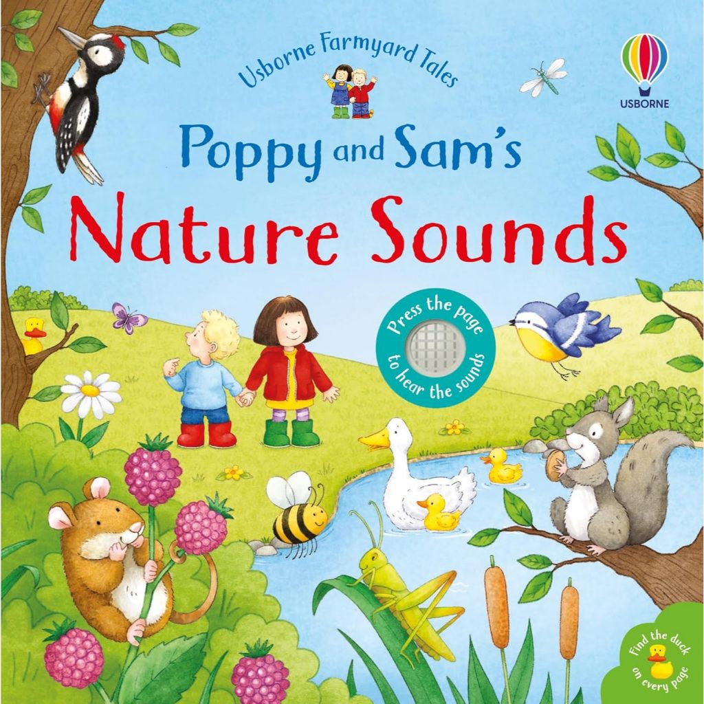 DKTODAY หนังสือ USBORNE FARMYARD TALES:POPPY AND SAM'S NATURE SOUNDS (AGE 6+ MONTHS) **หนังสือมีเสียง**