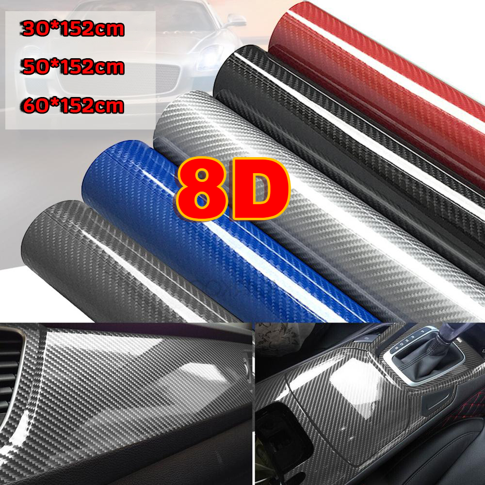สติ๊กเกอร์เคฟล่า 8D เกรดติดรถ ทนทาน เหมือนคาร์บอนเคฟล่าแท้ เคฟล่ารุ้ง Laser Carbon Fiber Black Silver 6322