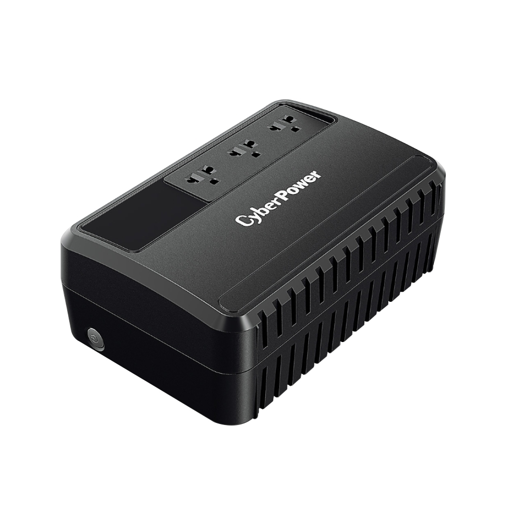 UPS (เครื่องสำรองไฟฟ้า) CYBER POWER BU600E 600VA/360WATT (BLACK)