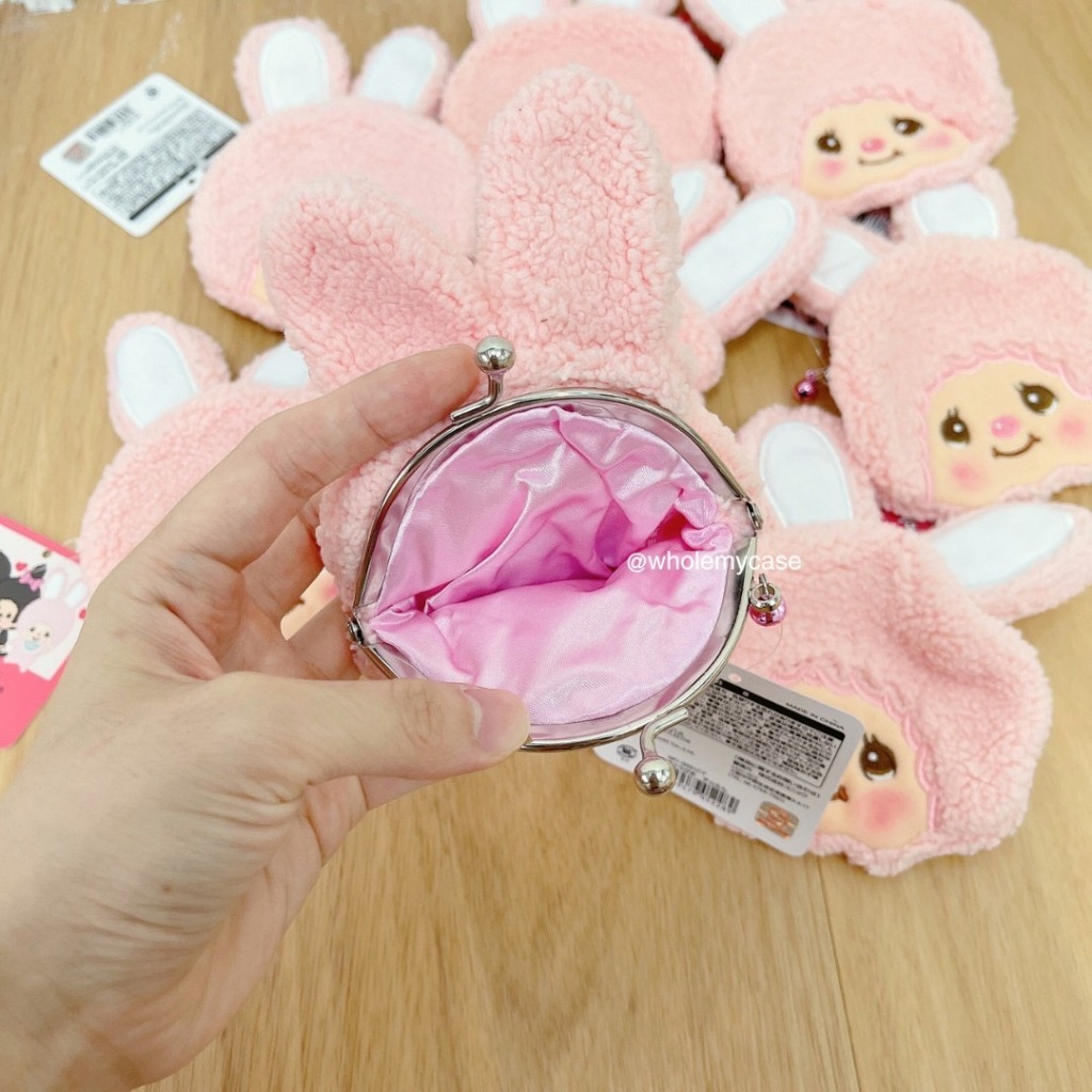 ⭐️ใช้โค้ดลด 30% เหลือ 265฿⭐️ (พร้อมส่งจากไทย🇹🇭) กระเป๋าใส่เหรียญ Monchhichi แท้100% จากญี่ปุ่น สินค้าพร้อมส่งจากไทย