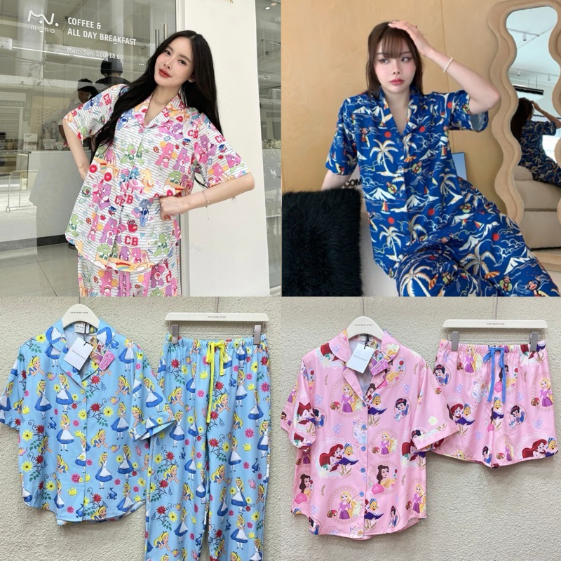 💘ชุดนอนงานป้าย💘ขายาว/ขาสั้น งานนำเข้าพร้อมส่งในไทย✨