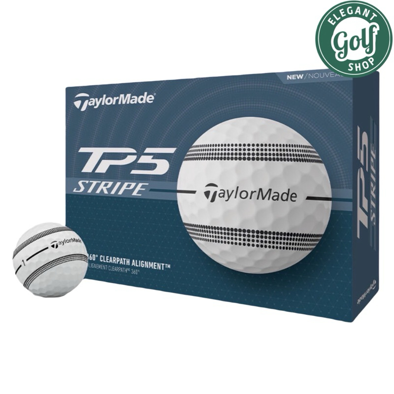 (ส่งไวที่สุดในช๊อปปี้🚚มีส่งด่วน)⛳️ลูกกอล์ฟTaylorMade 2024 TP5 Stripe  Golf Ball