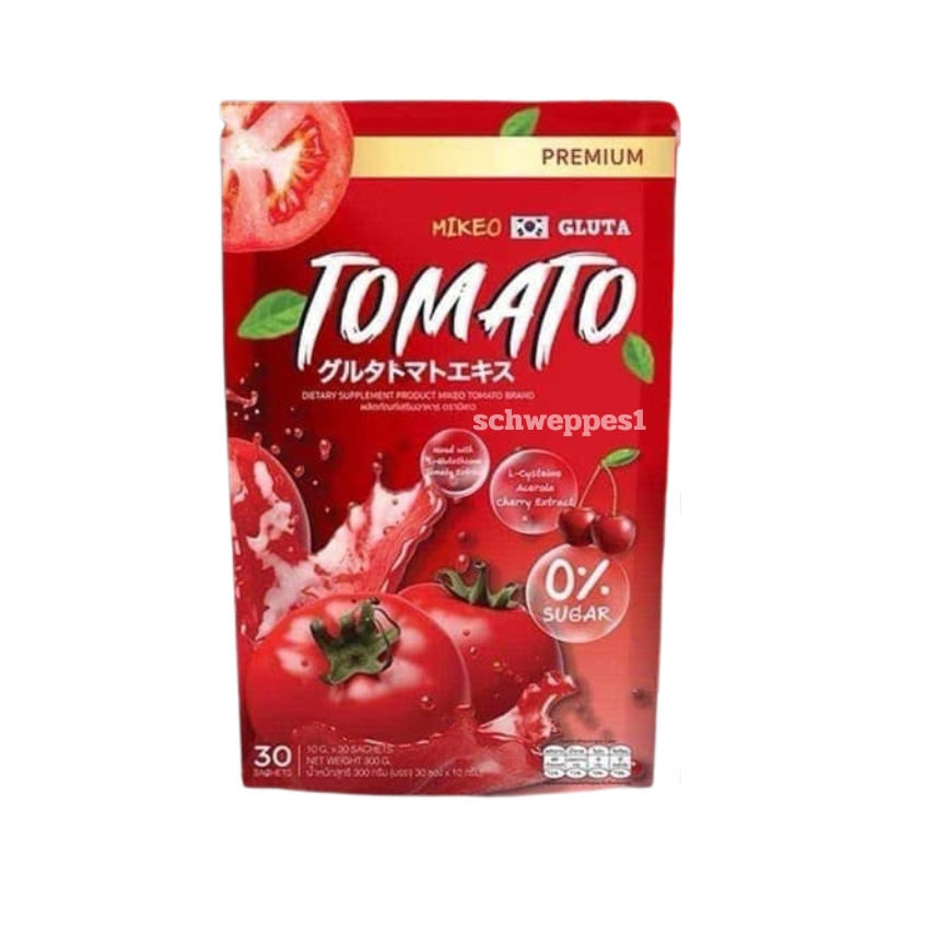 MIKEO มิเกว กลูต้ามะเขือเทศ น้ำชงมิเกว ลดบวม TOMATO