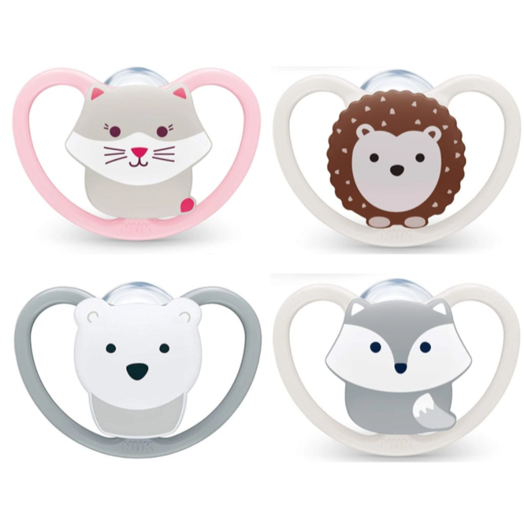 เข้าใหม่จุกหลอกNUK Space Night Soother (0-6 Month) Single Pack(แพค1ชิ้นพร้อมกล่อง)