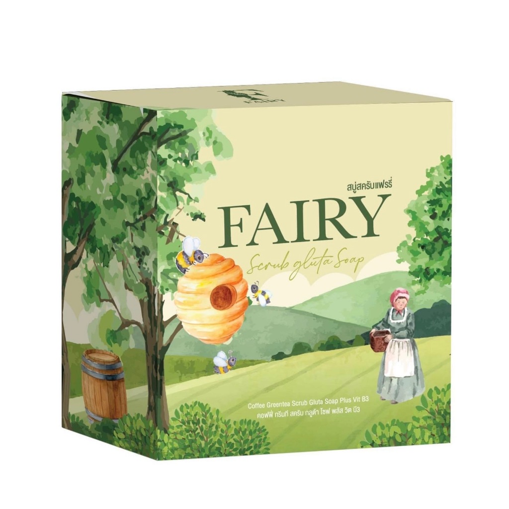 สบู่สครับแฟรรี่ Fairy Scrub Gluta Soap