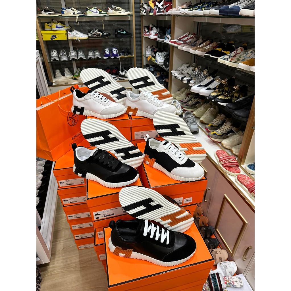 รองเท้าผ้าใบผู้ชาย Hermes เกรด PK  มีไซส์  40-46