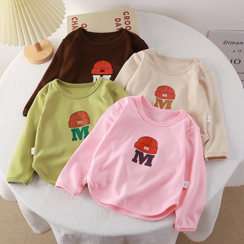 💥ส่งจากไทย💥 เสื้อแขนยาวเด็กผ้านิ่มมาก CK152 ไซส์ 6 เดือน-8 ปี