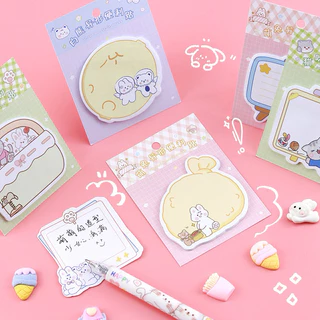 กระดาษโน๊ต ลายพิเศษ โพสติด post if สวย น่าสะสม แมว กระต่าย หมี diy ตกแต่ง โต๊ะทำงาน สมุด หนังสือ กระดาษโน้ต เกาหลี etax
