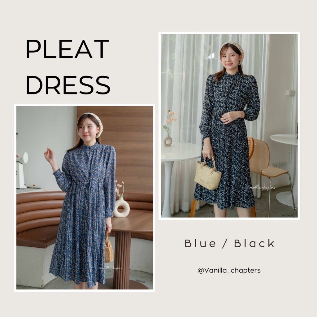 pleat dress (vanilla_chapters)