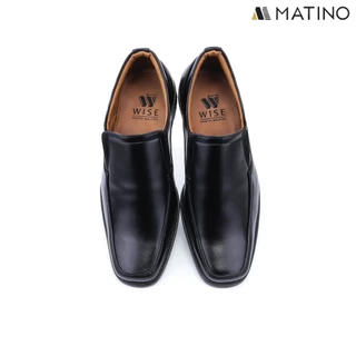 MATINO SHOES รองเท้าชายคัทชูหนัง รุ่น P/B 6940 BLACK