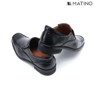 MATINO SHOES รองเท้าชายคัทชูหนัง รุ่น P/B 6940 BLACK