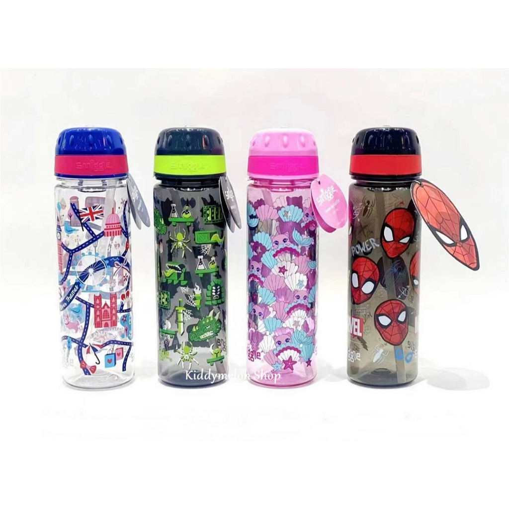 กระติก Smiggle ลายมาใหม่สวยมาก กระติกน้ำหลอดเด้ง Smiggle กระติกน้ำไปโรงเรียน ขวดน้ำหลอดเด้ง มีหูหิ้ว กระติกน้ำเด็ก