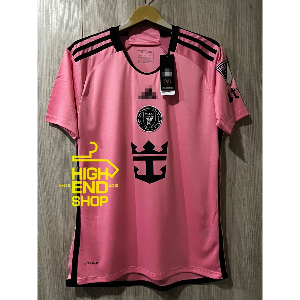 ใหม่ล่าสุด!! 2024/25 เสื้อบอล [เกรดแฟนบอล] อินเตอร์ ไมอามี่ Home เหย้า เสื้อเปล่าหรือพร้อมเบอชื่อ