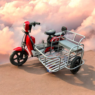 พ่วงข้างจักรยานไฟฟ้ากันล้ม ติดได้ทุกรุ่นแถมอุปกรณ์ติดตั้งขนา…