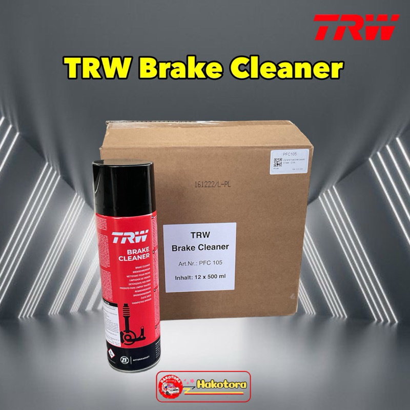 สเปร์ยล้างเบรค TRW Brake Cleaner PFC105 สเปรย์ทำความสะอาดเบรค กระป๋องดำแดงรุ่นใหม่ 1ลัง 12กระป๋อง