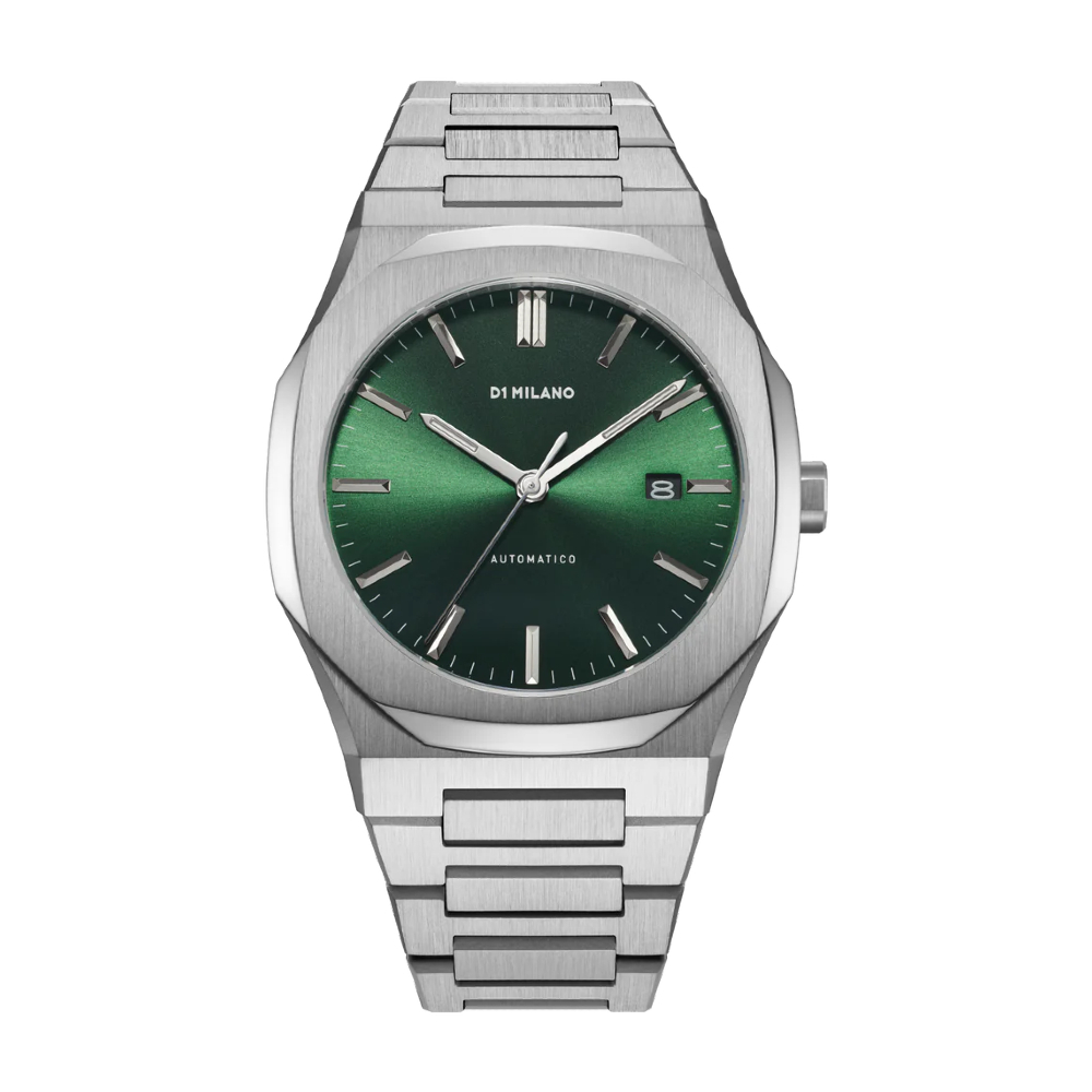 D1 Milano D1-ATBJ12 Automatic Green gents Men watch 42 mm. นาฬิกา นาฬิกาข้อมือ นาฬิกาข้อมือผู้ชาย