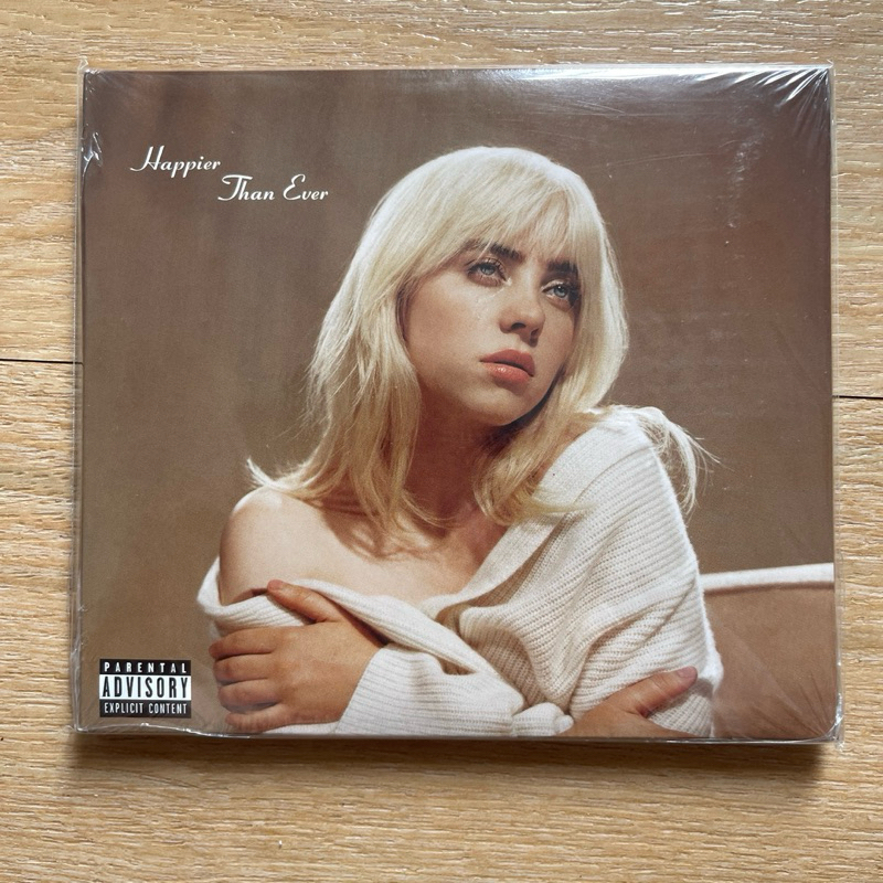 (พร้อมส่ง🔥) CD ซีดีเพลง Billie Eilish – Happier Than Ever, CD, Album,mexico มือหนึ่ง,แผ่นแท้,ซีล