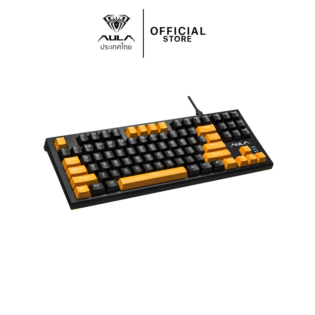 คีย์บอร์ด - AULA F3032 - Mechanical Keyboard Macro คีย์ไทย รับประกัน 2 ปี