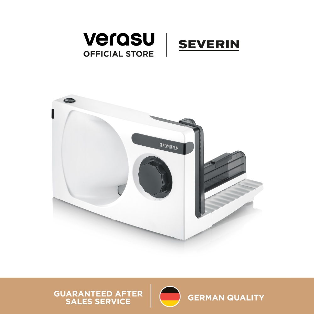 SEVERIN เครื่องสไลซ์อาหารไฟฟ้าอเนกประสงค์ ใบมีดสเตนเลส มอเตอร์ DC 100 วัตต์ รุ่น SEV-3912