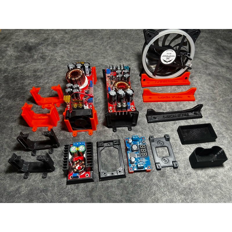 งานปริ้น3Dยึดstep up,step down,ยึดพัดลม