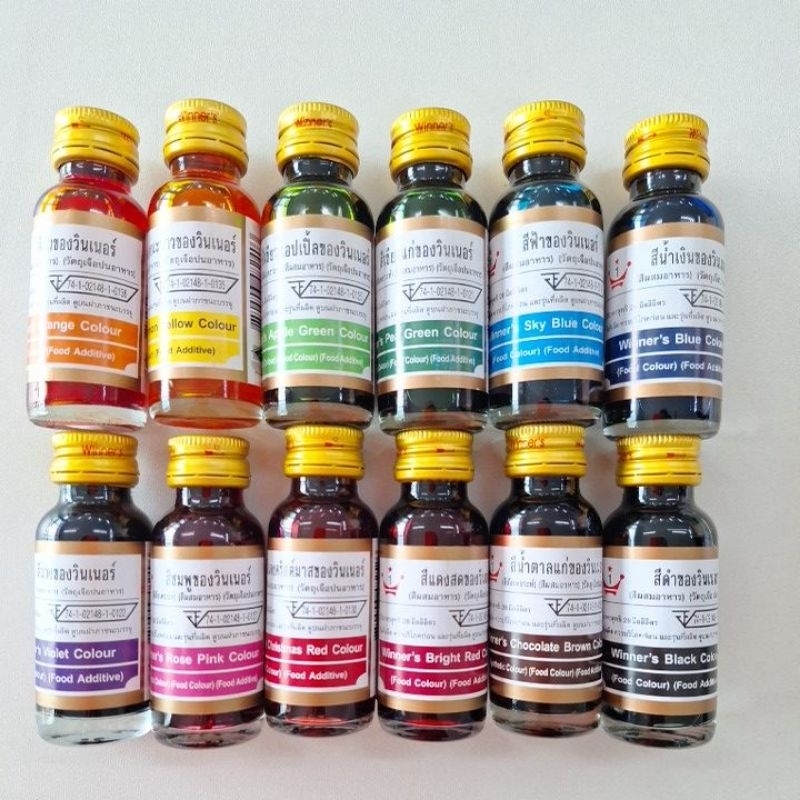 สีผสมอาหาร วินเนอร์  ขนาด 28 ml.