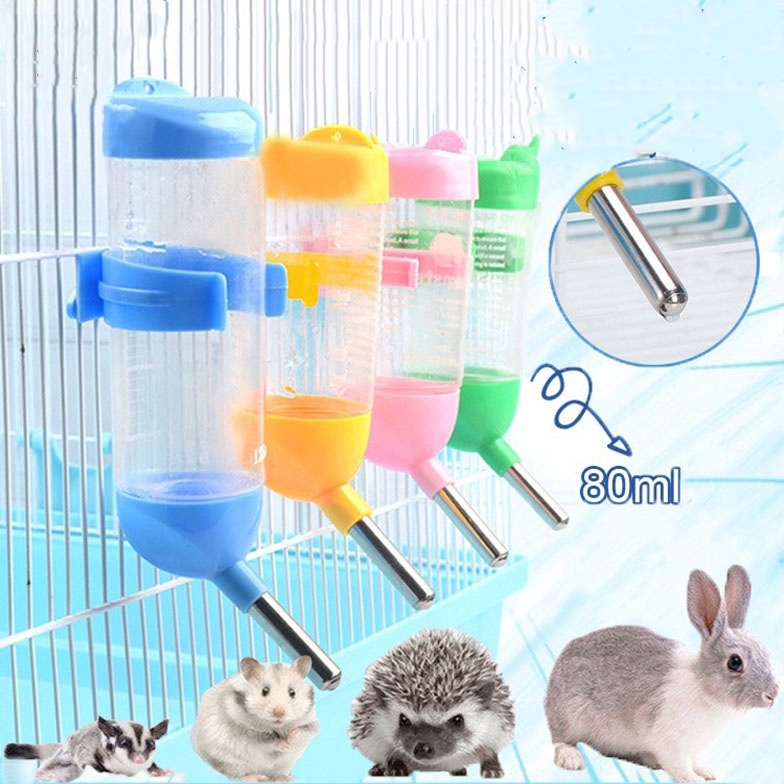 ขวดน้ำสัตว์เลี้ยง​ 80 ML.- 250 ML. หลอดน้ำติดกรง​สัตว์เลี้ยงอนเนกประสงค์