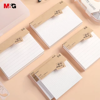 M&G YS-407 กระดาษโน๊ต สติกเกอร์ดัชนี ช่องว่าง บรรทัด เส้นกริด Sticky Notes 3 รูปแบบให้เลือกจาก 76 x 75 มม 60 หน้า