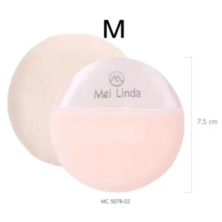MEILINDA พัฟแป้งฝุ่นหนานุ่ม ไซส์ใหญ่ Meilinda BEAUTY TOOLS MC5078 เมลินดา พัฟ พัฟแต่งหน้า ฟองน้ำแต่งหน้า