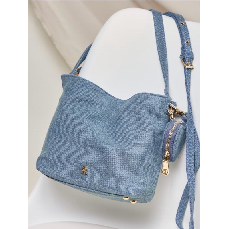 กระเป๋า รุ่น Lucky แบรนด์ Jira store สียีนส์วินเทจ