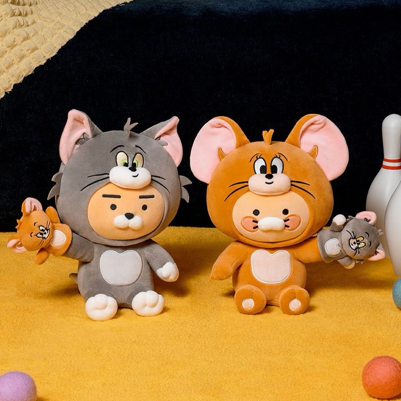 🛒พร้อมส่ง รีเซลหายากมาก 🧀Limited Tom and Jerry X Kakao Friends Plush Toy 2023