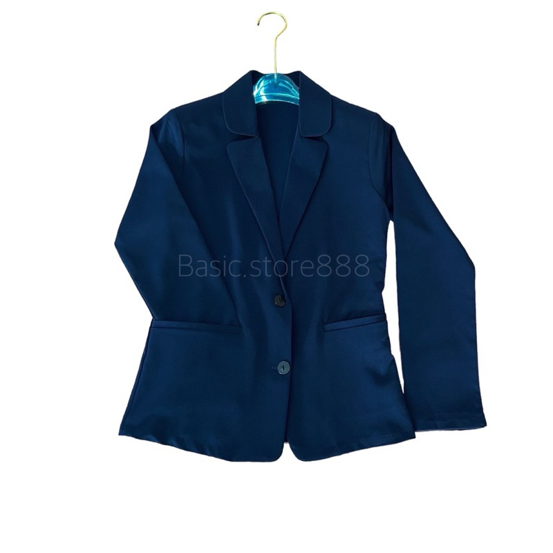 (เก็บโค้ดลดสูงสุด 30%) เสื้อสูทผู้หญิง สูททำงาน สีกรม พร้อมส่ง!!