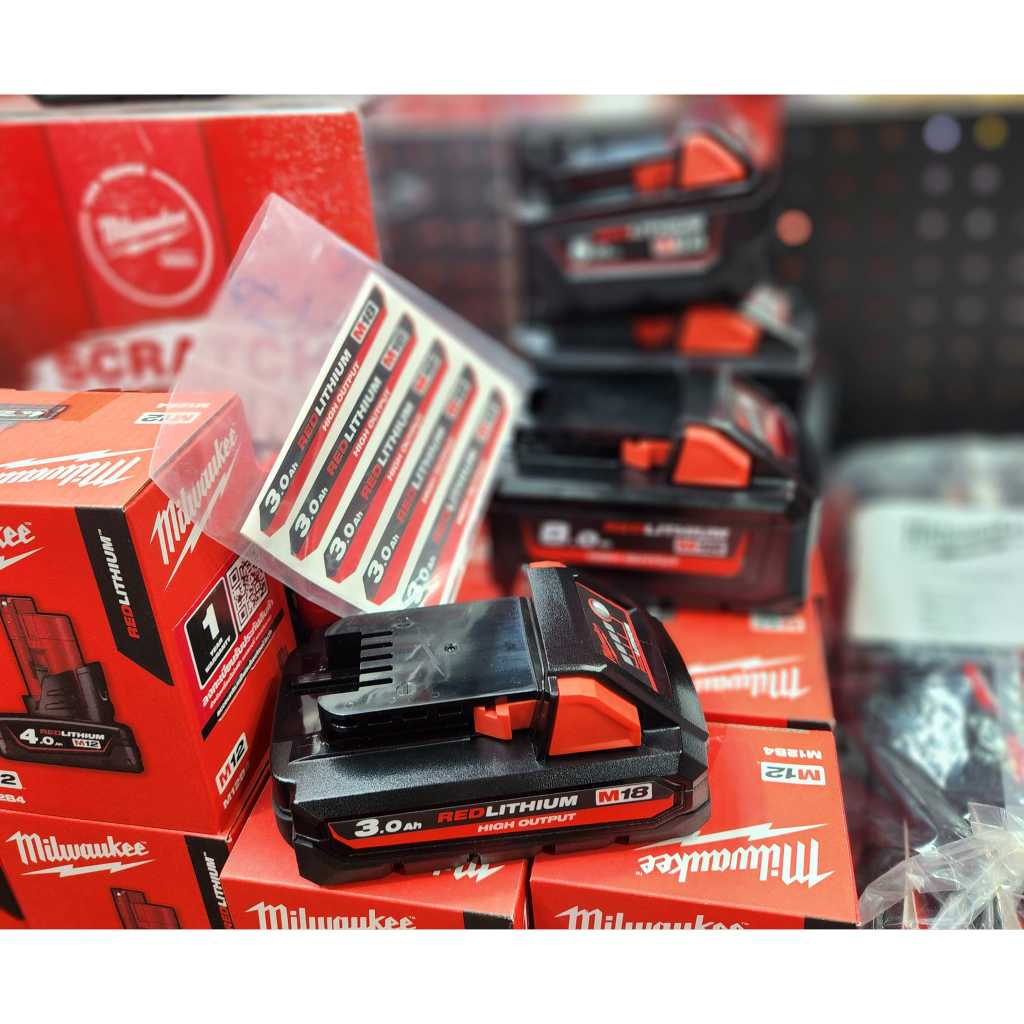 Milwaukee M18 Battery Case แท้ศูนย์ไทย (M18B5-5.0ah M18HB3-3.0ah M18HB8-8.0ah M18HB12-12.0ah) Not in