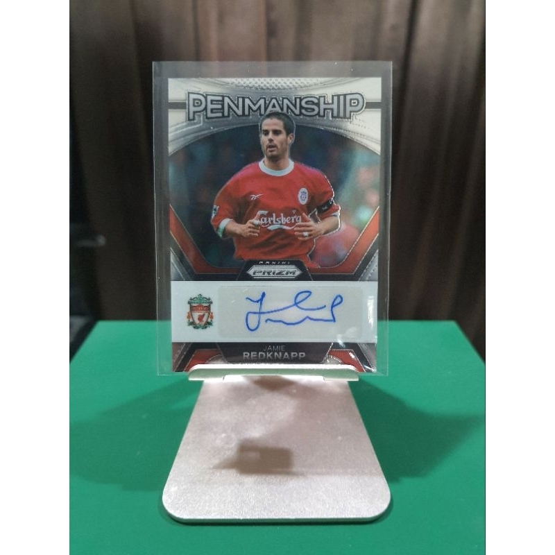 2023-2024 Panini Prizm Penmanship Autograph : Jamie Redknapp Liverpool