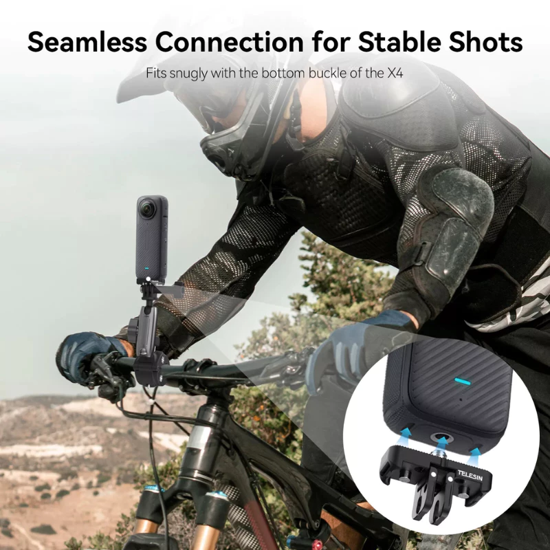 Telesin Insta360 X5 / X4 Air / X4 Dual mount adapter thumbnail 6
