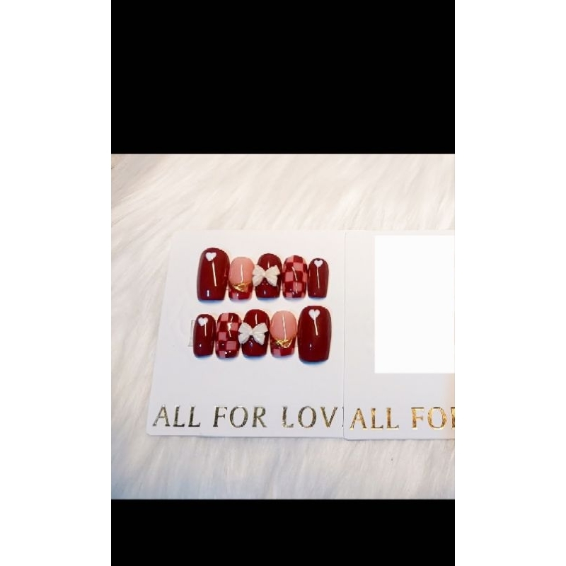 เล็บปลอมสำเร็จรูป เล็บปลอมสีเจลแท้ เล็บปลอม PVC