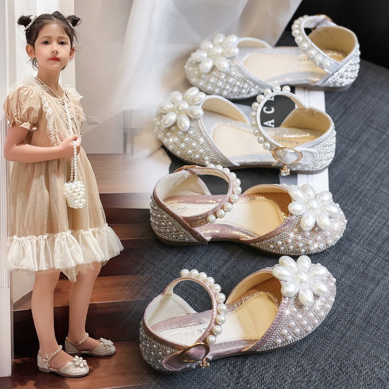 P198 รองเท้าเด็ก รองเท้าคัชชูพร้อมส่ง