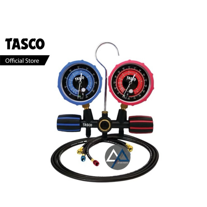 TASCO BLACK TB140SM-HOSE สายชาร์จน้ำยาแอร์ สายเกจวัดน้ำยา R32 สายชาร์จน้ำยา ยาว 150 cm.