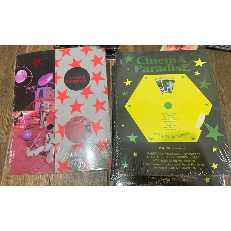 พร้อมส่ง อัลบั้ม ZB1 ZEROBASEONE CINEMA PARADISE แบบแกะ/ไม่แกะ