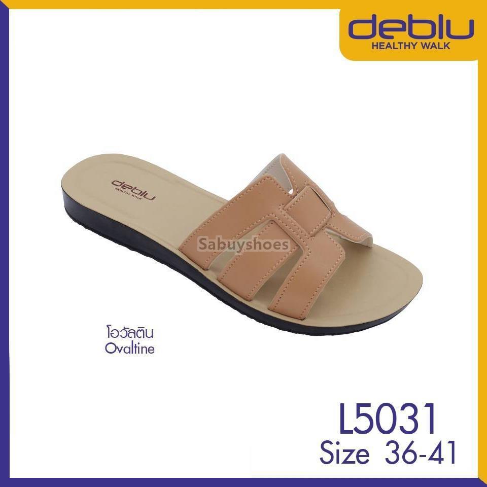 รองเท้าแตะเดอบลู Deblu แบบสวม รุ่น L5031 พื้นนุ่ม เบา ใส่สบาย