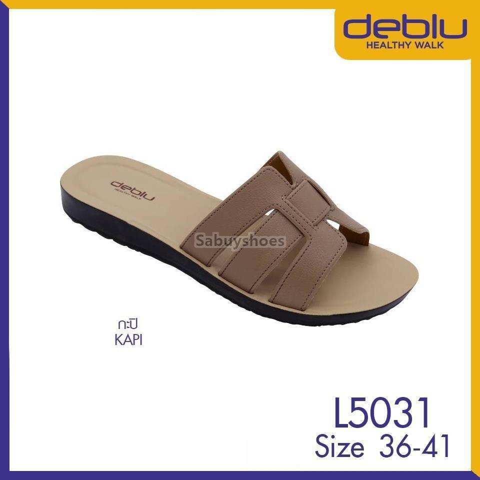 รองเท้าแตะเดอบลู Deblu แบบสวม รุ่น L5031 พื้นนุ่ม เบา ใส่สบาย