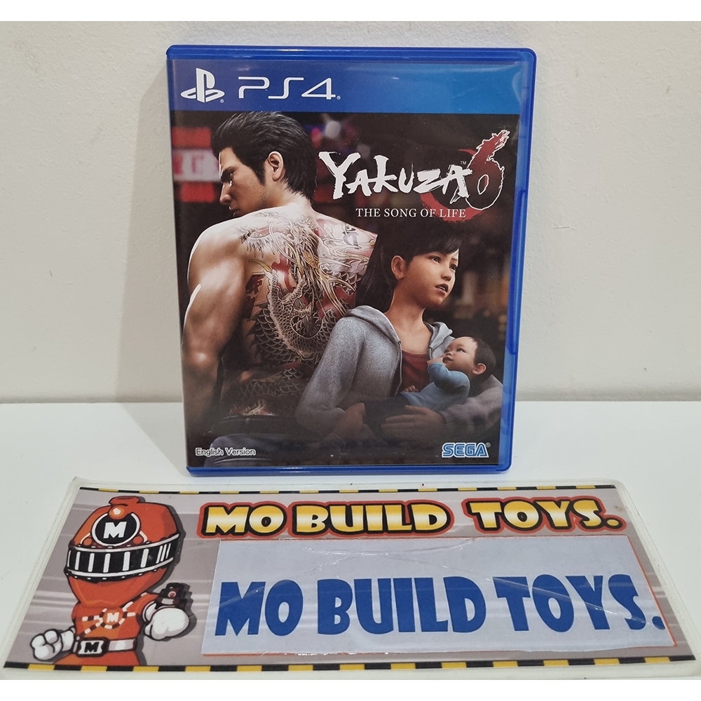 PS 4 Game yakuza 6 แผ่นเกม yakuza 6 ( Zone 3 ) จาก yakuza 6