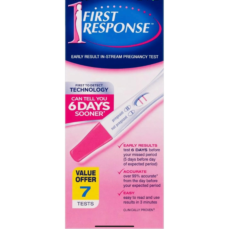 (มีส่งด่วน ส่งของทุกวัน)ที่ตรวจครรภ์ first response แบ่งขาย4เทส exp.2027