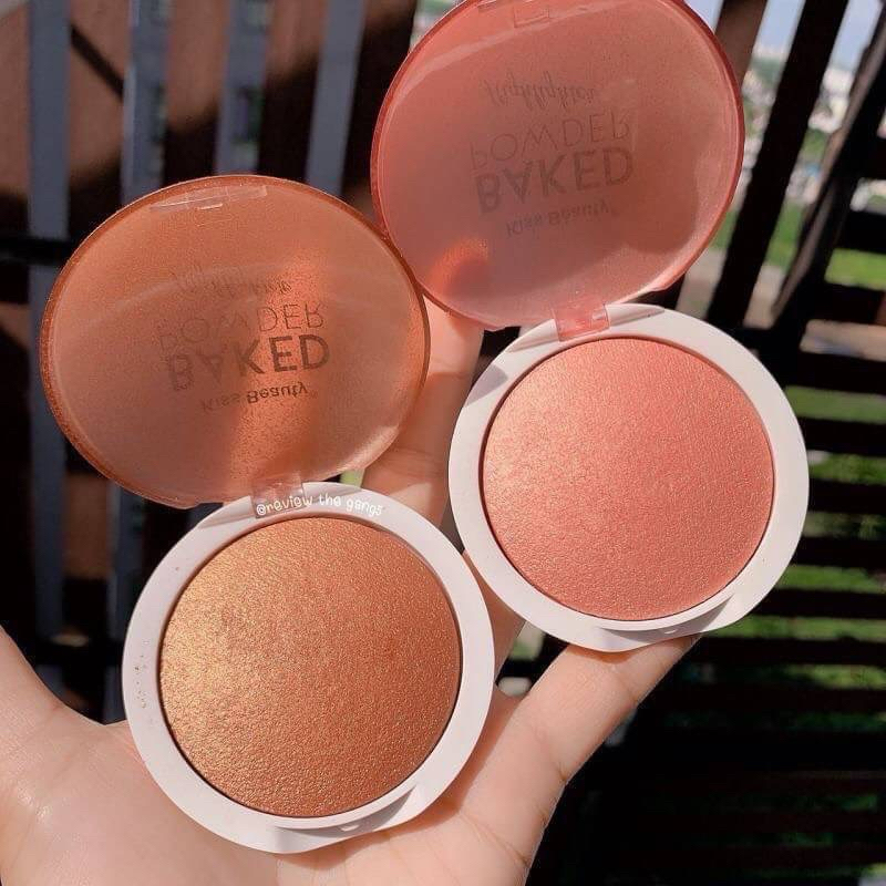 ไฮไลท์หน้าเงา​ ไฮไลท์​ เนื้อชิม​เมอ​ร์แน่นๆ Kiss Beauty Highlight​ วิ้งค์สุดๆ หน้าเงา หน้าฉ่ำวาว หน้าพุ่ง กันน้ำ 4u2